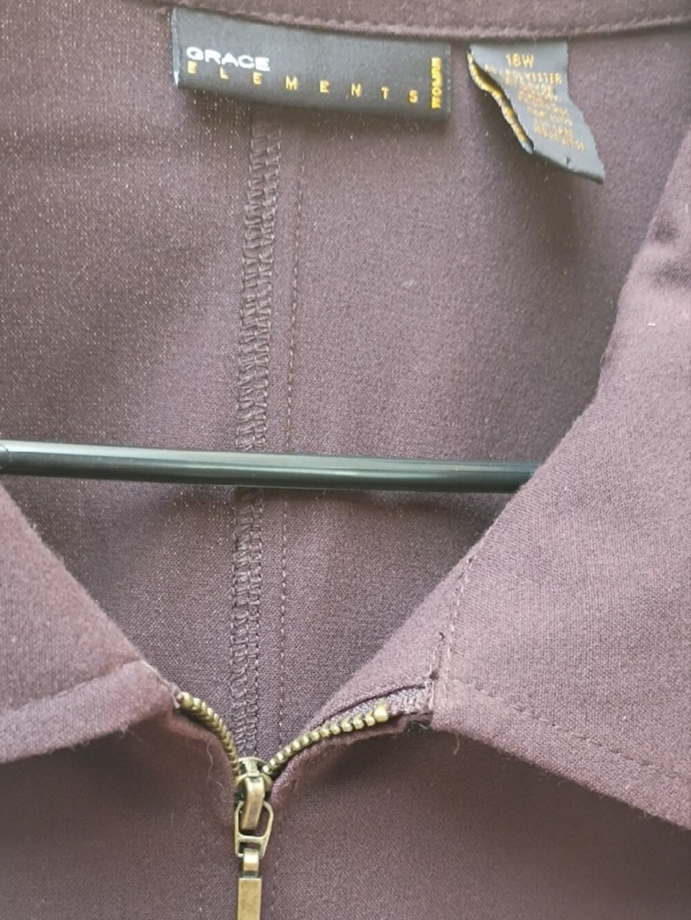 Womens Zip-Front Jacket - Picture 3 of 3